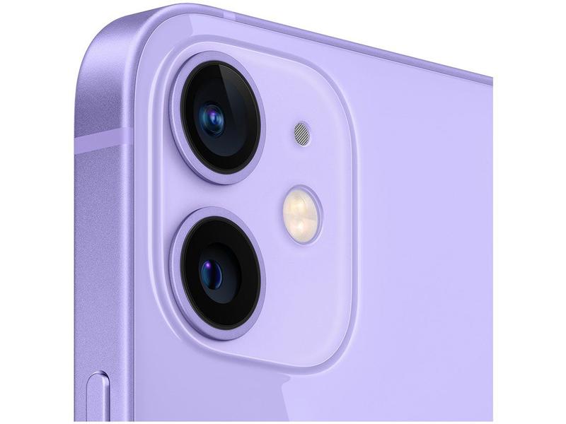 iPhone 12 Mini Apple 64GB Roxo Tela 5,4” 12 MP iO - iPhone 12 Mini